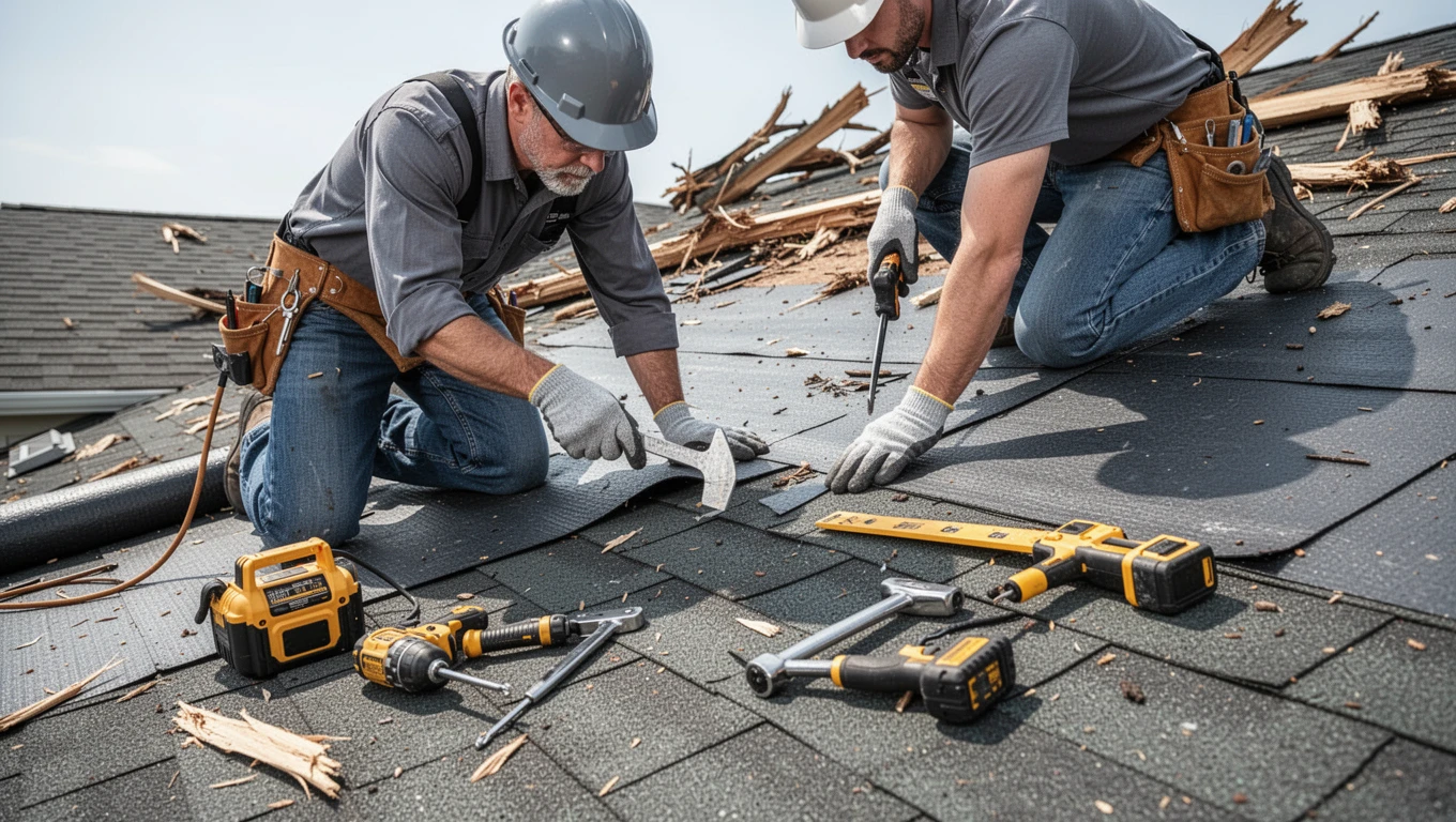 Wind Damage Roof Repair