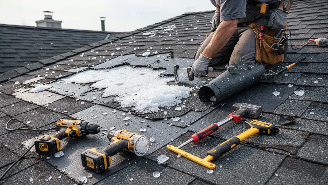 Hail Damage Roof Repair